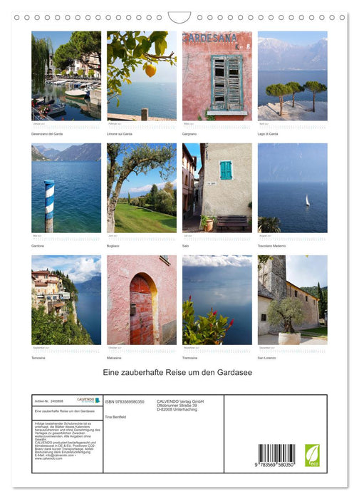 Eine zauberhafte Reise um den Gardasee (CALVENDO Wandkalender 2027)