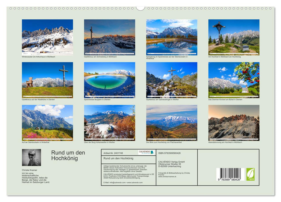 Rund um den Hochkönig (CALVENDO Premium Wandkalender 2027)