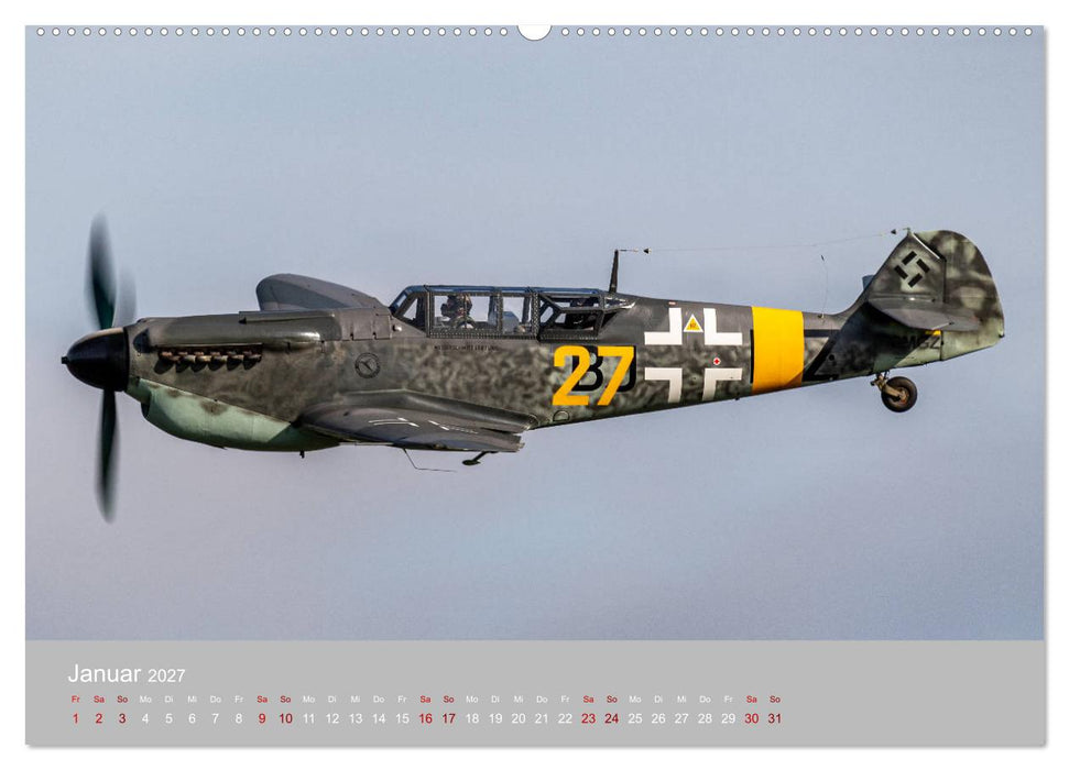 Fliegende Legenden - Warbirds (CALVENDO Premium Wandkalender 2027)