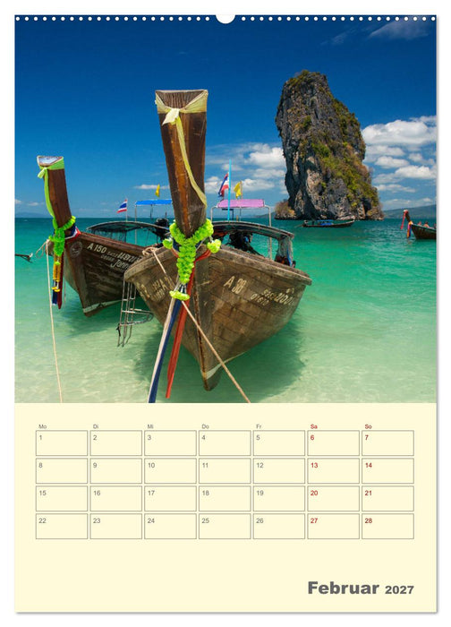 SÜDOSTASIEN - Mein URLAUBSPLANER (CALVENDO Premium Wandkalender 2027)