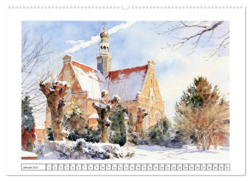 Maritimes Emden am Dollart (CALVENDO Wandkalender 2027)