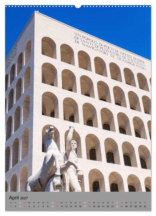 Architekturstile von der Antike bis zur Gegenwart (CALVENDO Wandkalender 2027)