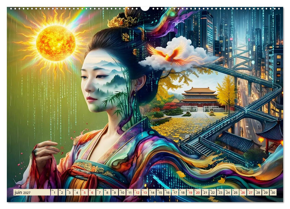 Architecture de l'imaginaire (CALVENDO Calendrier mensuel 2027)