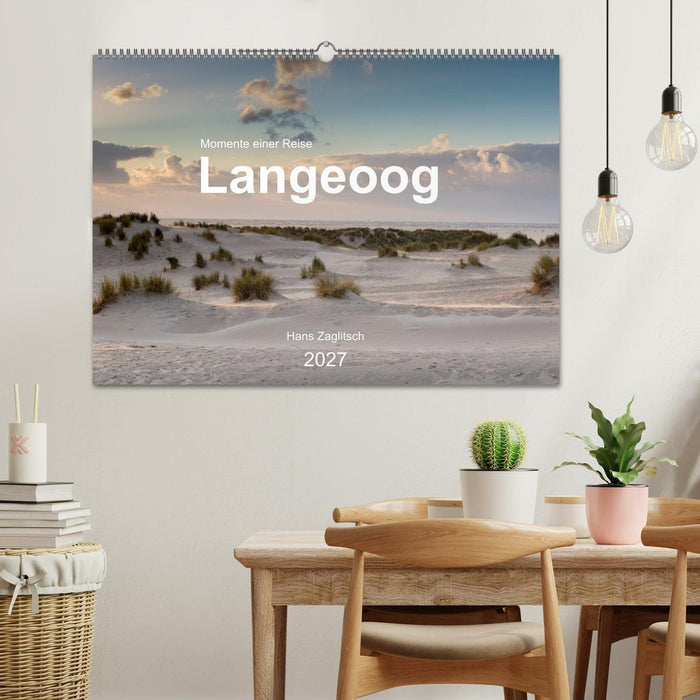Langeoog - Momente einer Reise (CALVENDO Wandkalender 2027)