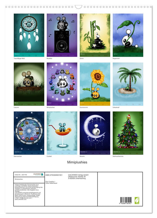 Mimiplushies (CALVENDO Wandkalender 2027)