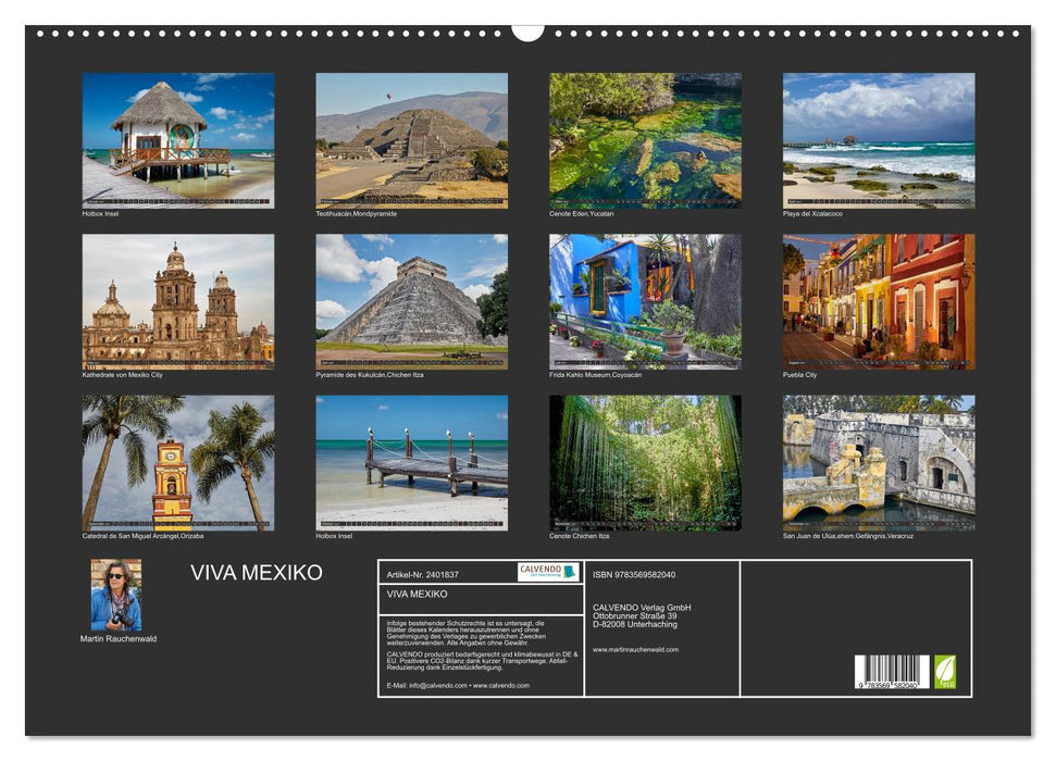 VIVA MEXIKO (CALVENDO Wandkalender 2027)
