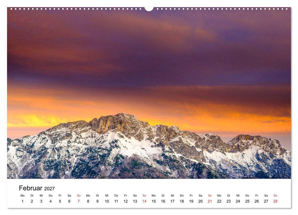Berchtesgadener Berge im Licht (CALVENDO Wandkalender 2027)
