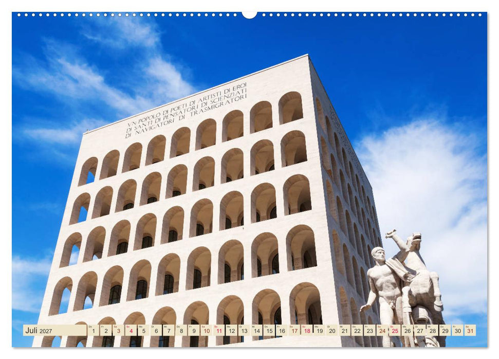 Architekturstile Europas - von der Antike bis zum 20. Jahrhundert (CALVENDO Premium Wandkalender 2027)