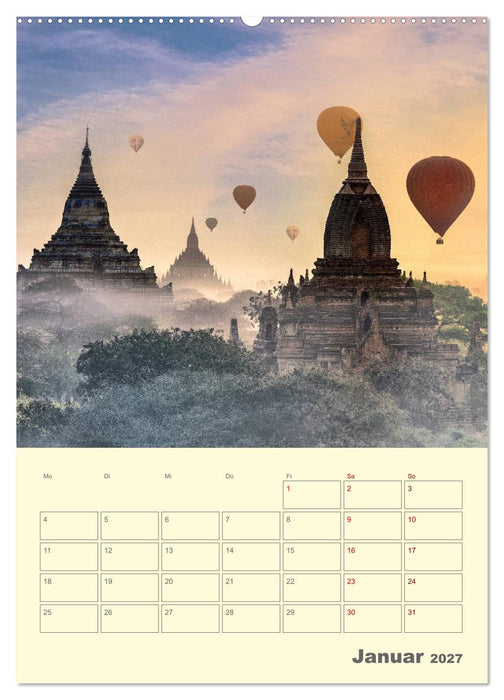SÜDOSTASIEN - Mein URLAUBSPLANER (CALVENDO Wandkalender 2027)