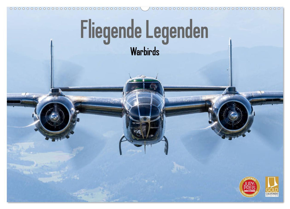 Fliegende Legenden - Warbirds (CALVENDO Wandkalender 2027)