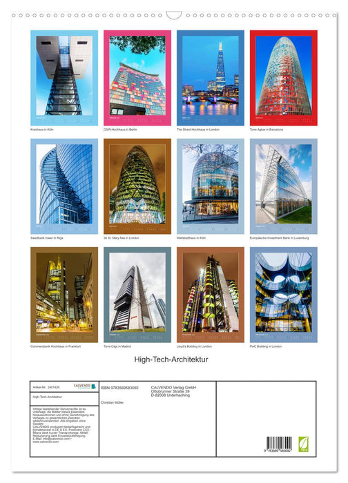 High-Tech-Architektur (CALVENDO Wandkalender 2027)
