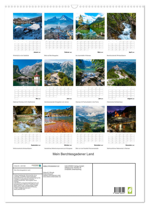 Mein Berchtesgadener Land (CALVENDO Wandkalender 2027)