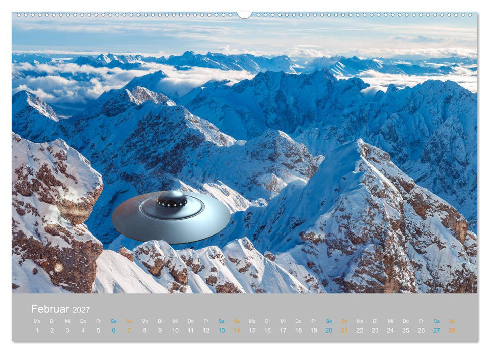 Fantastisch und surreal - unbekannte Flugobjekte (CALVENDO Wandkalender 2027)