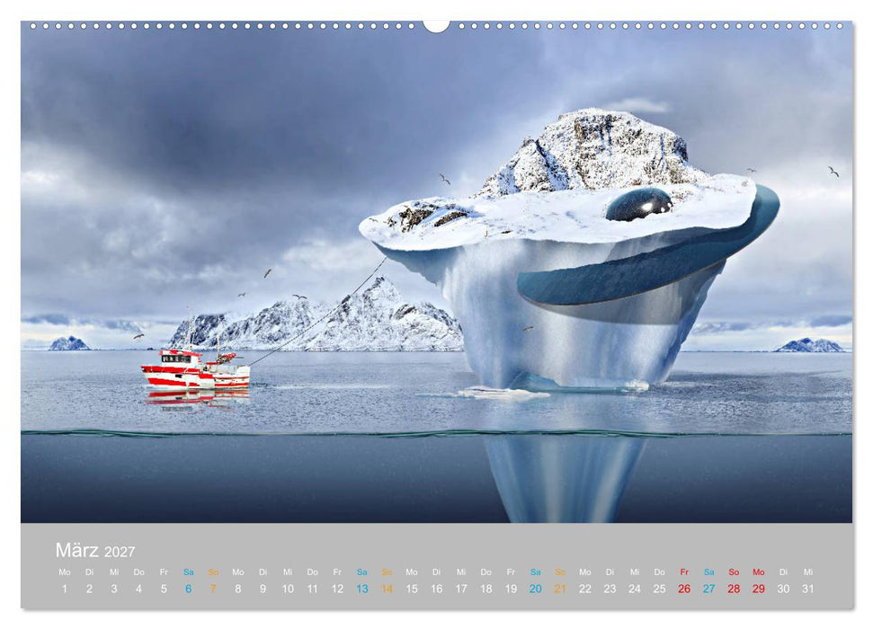 Fantastisch und surreal - unbekannte Flugobjekte (CALVENDO Wandkalender 2027)