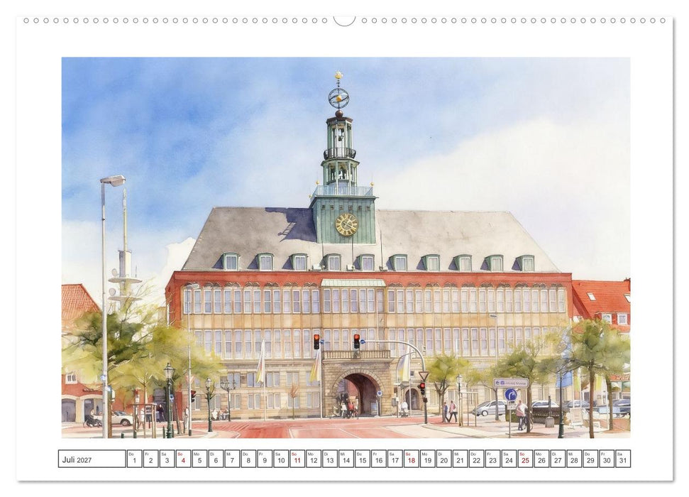 Maritimes Emden am Dollart (CALVENDO Premium Wandkalender 2027)