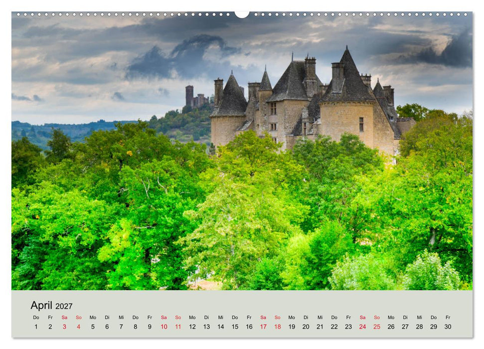 Frankeichs Bauwerke - Schlöser und Burgen in der Grand Nation (CALVENDO Wandkalender 2027)