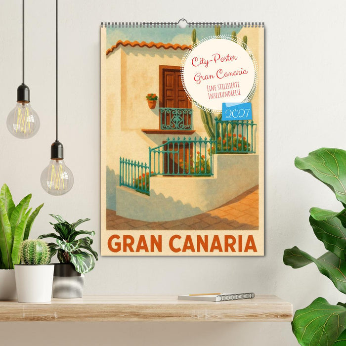 City Poster Gran Canaria (CALVENDO Wandkalender 2027)
