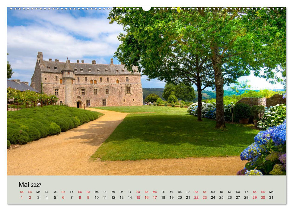 Frankeichs Bauwerke - Schlöser und Burgen in der Grand Nation (CALVENDO Premium Wandkalender 2027)