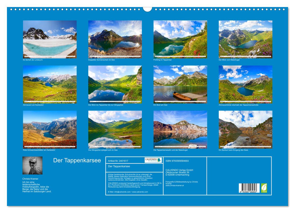 Der Tappenkarsee (CALVENDO Wandkalender 2027)