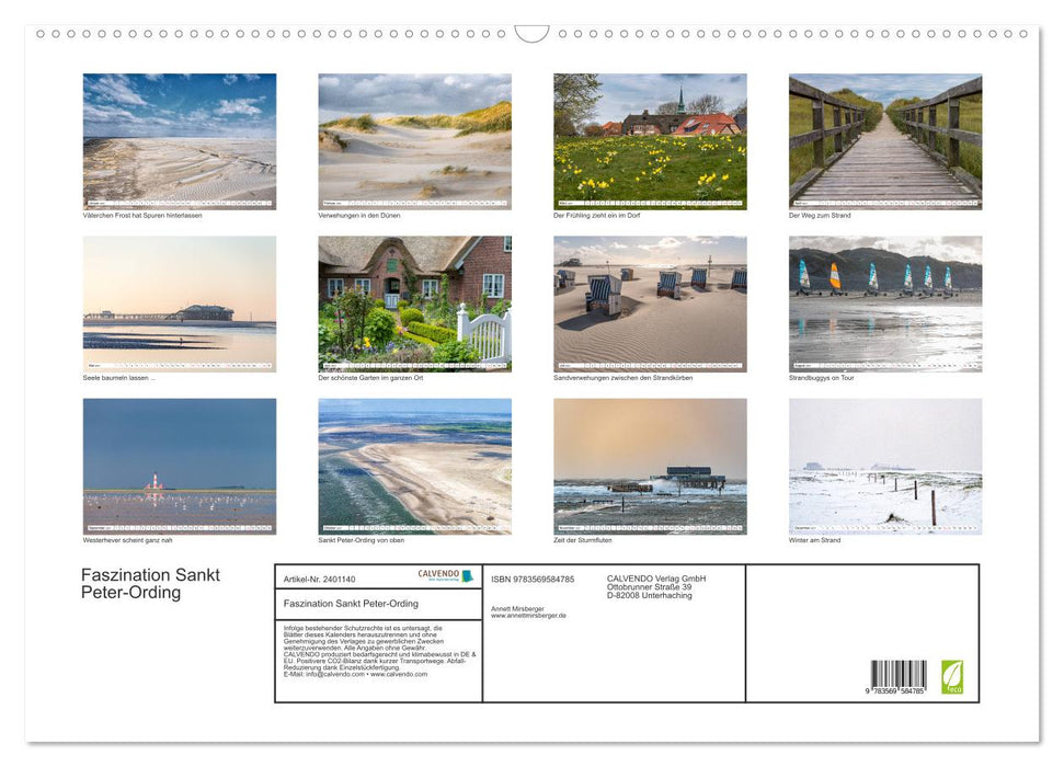 Faszination Sankt Peter-Ording (CALVENDO Wandkalender 2027)