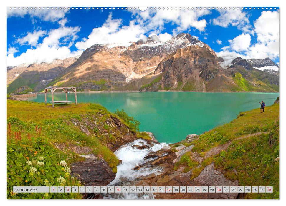 Die Hochgebirgs-Stauseen (CALVENDO Premium Wandkalender 2027)