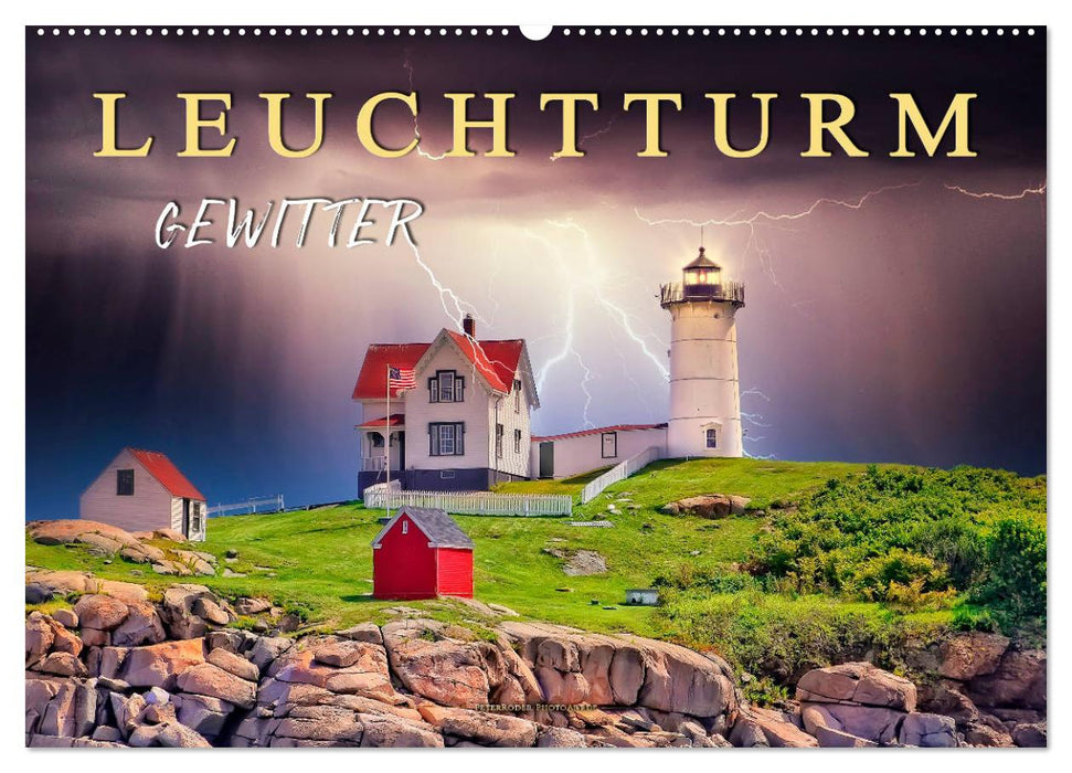 Leuchtturm Gewitter (CALVENDO Wandkalender 2027)