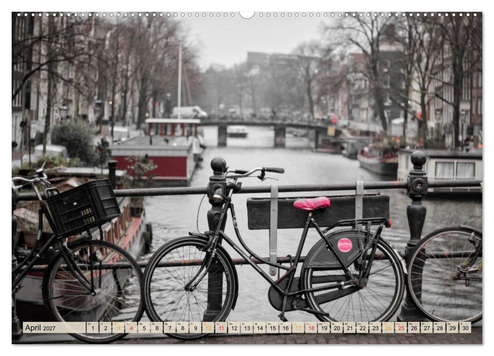 Fahrrad Alltag - Film Noir Style (CALVENDO Premium Wandkalender 2027)