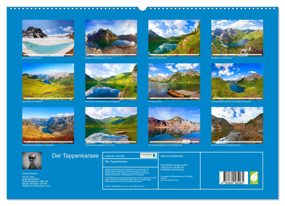 Der Tappenkarsee (CALVENDO Premium Wandkalender 2027)