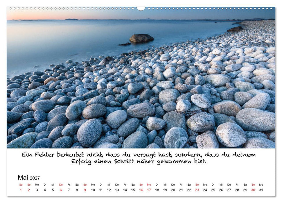 Meditation Wasser (CALVENDO Wandkalender 2027)