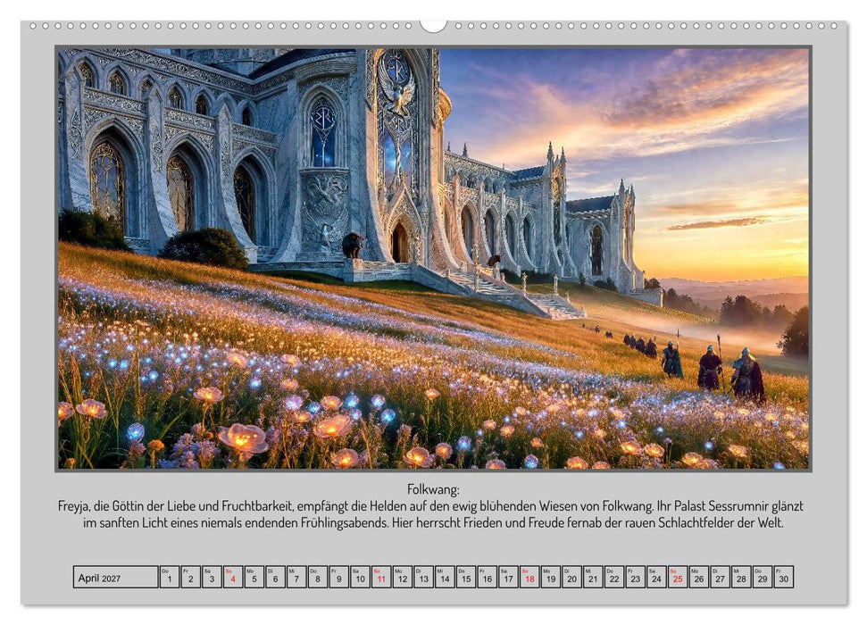 In Yggdrasils Schatten: Ein Pfad durch die neun Welten (CALVENDO Premium Wandkalender 2027)