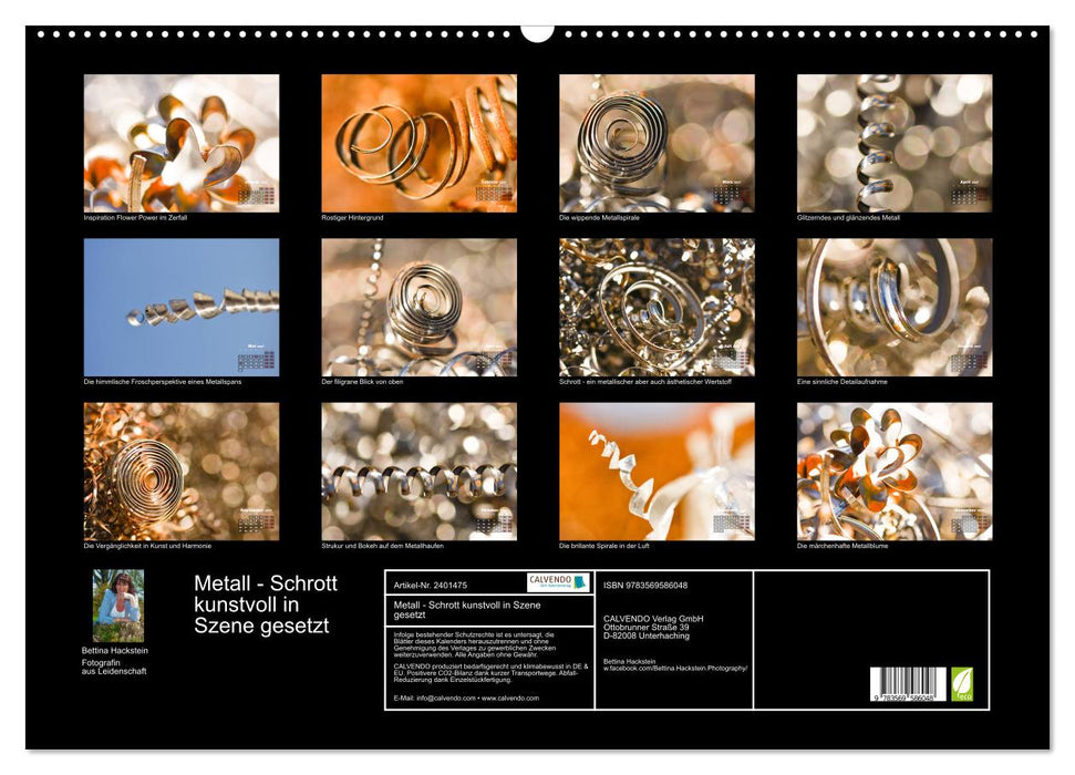 Metall - Schrott kunstvoll in Szene gesetzt (CALVENDO Wandkalender 2027)