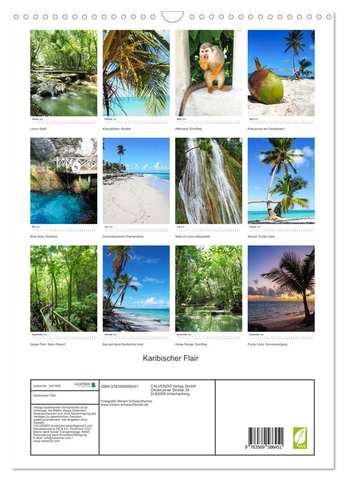Karibischer Flair (CALVENDO Wandkalender 2027)