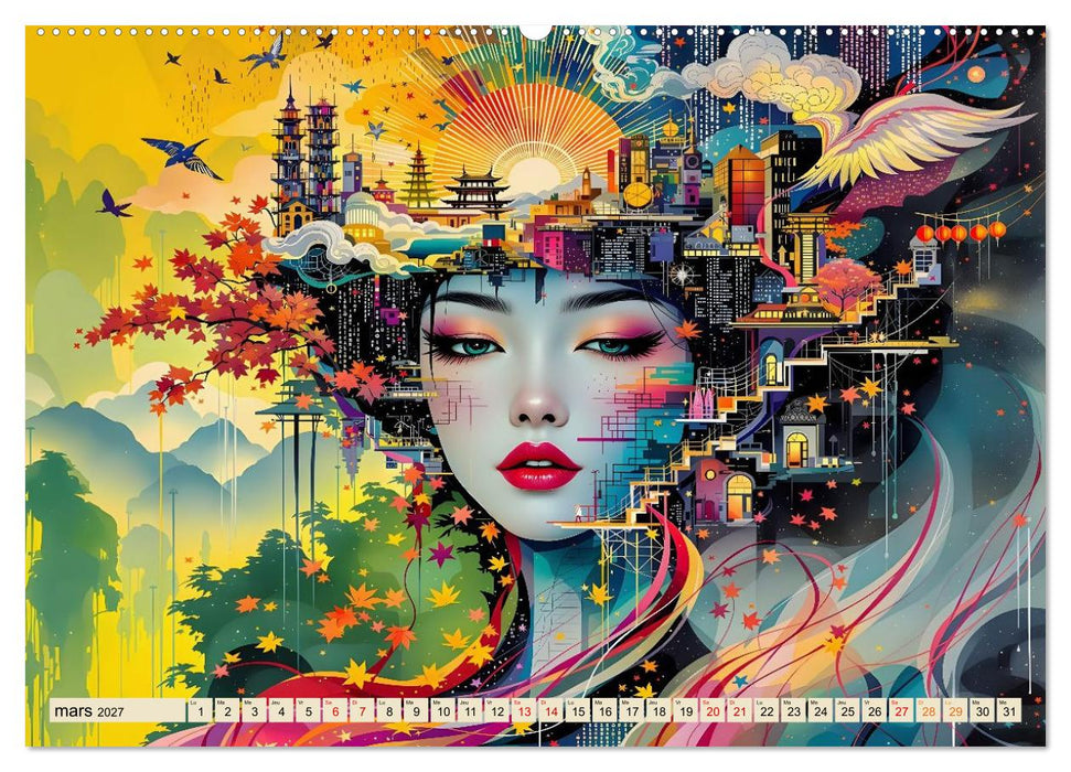 Architecture de l'imaginaire (CALVENDO Calendrier supérieur 2027)