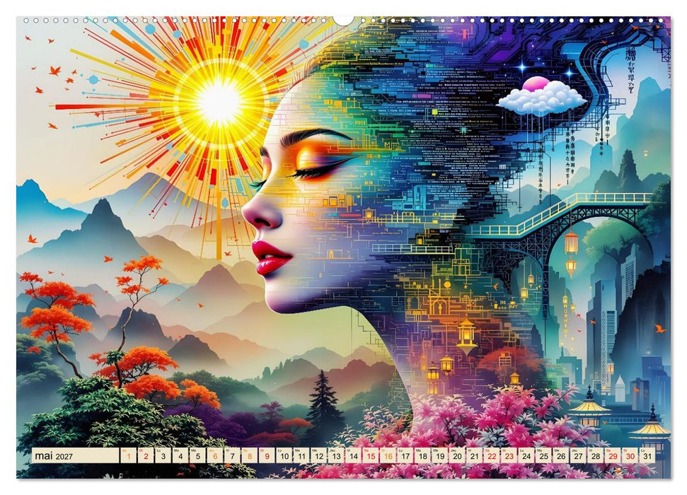 Architecture de l'imaginaire (CALVENDO Calendrier supérieur 2027)