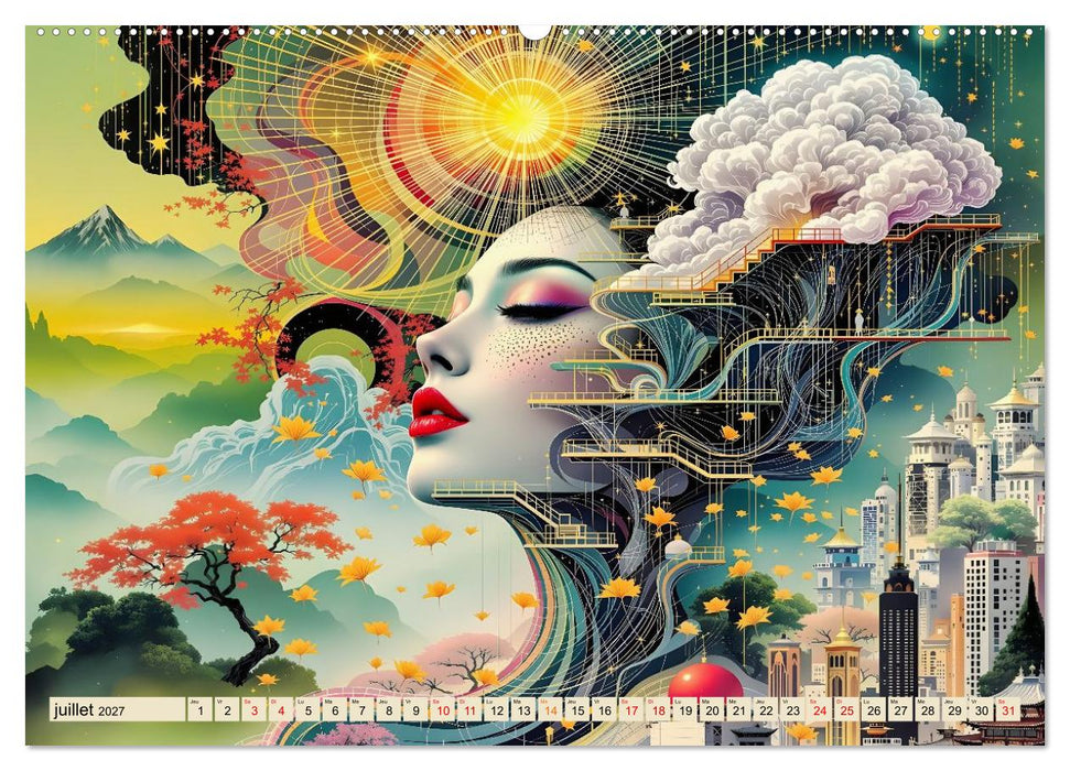 Architecture de l'imaginaire (CALVENDO Calendrier supérieur 2027)