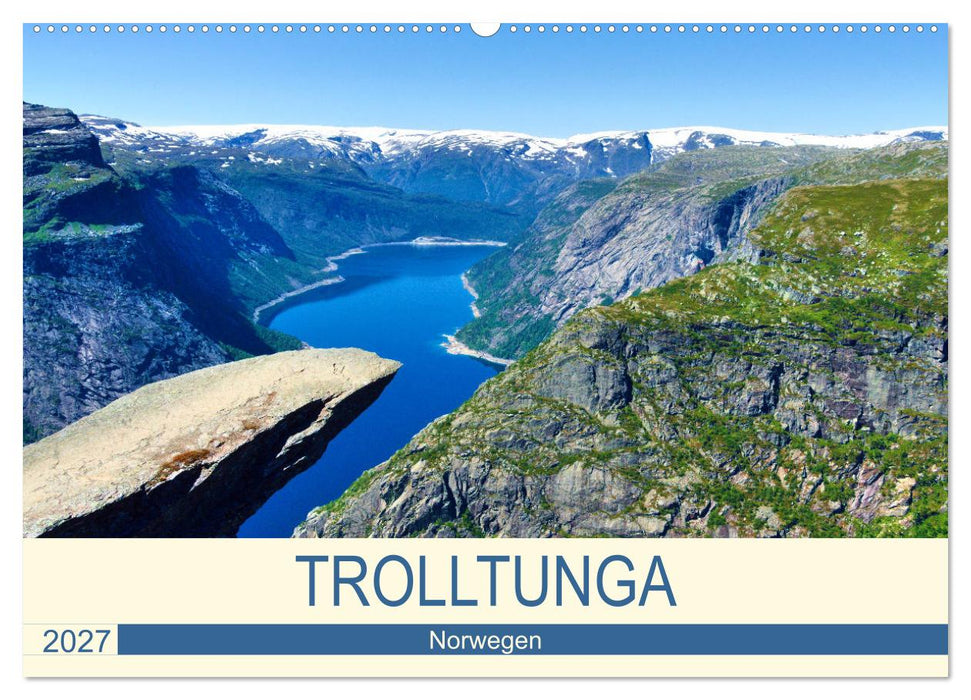 Trolltunga (CALVENDO Wandkalender 2027)