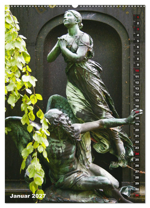 Friedhofsengel in Berlin (CALVENDO Premium Wandkalender 2027)