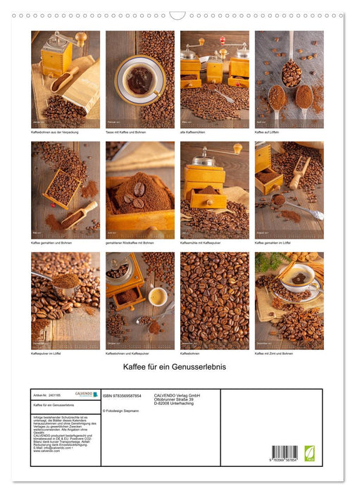 Kaffee für ein Genusserlebnis (CALVENDO Wandkalender 2027)