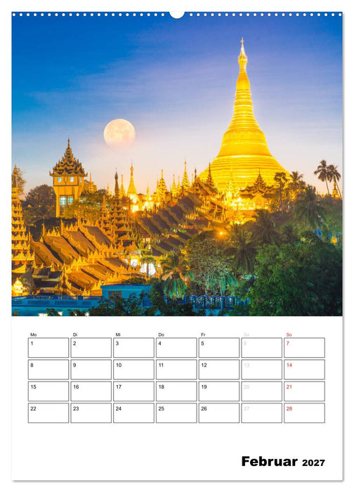 MYANMAR - Mein Urlaubsplaner (CALVENDO Wandkalender 2027)