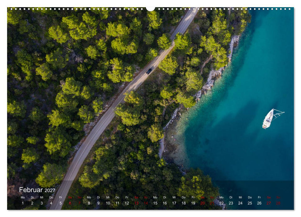 Segeln in Kroatien (CALVENDO Wandkalender 2027)
