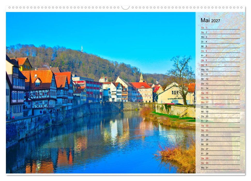 Hohenlohe - Natur und Altstadt (CALVENDO Wandkalender 2027)