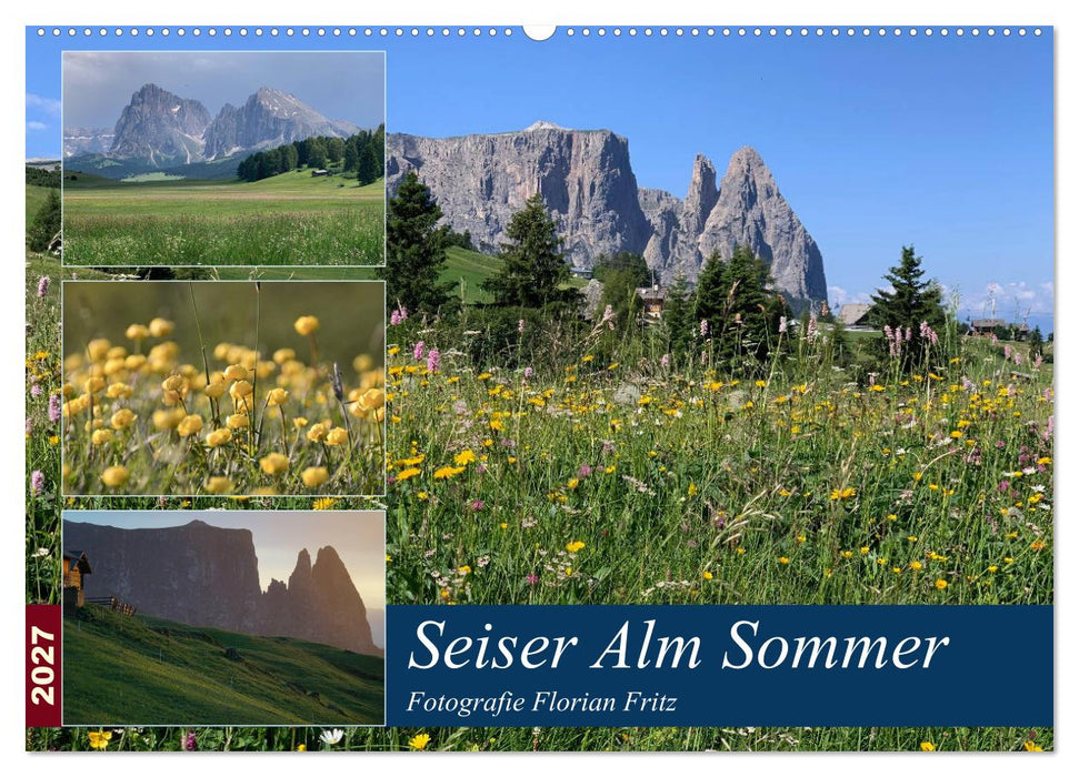 Seiser Alm Sommer (CALVENDO Wandkalender 2027)
