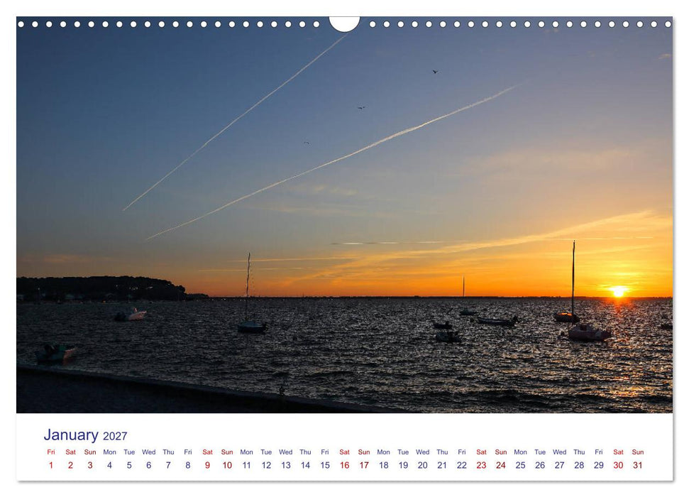 Arcachon Bay and the French Atlantic coast near Bordeaux (CALVENDO Monthly Calendar 2027)