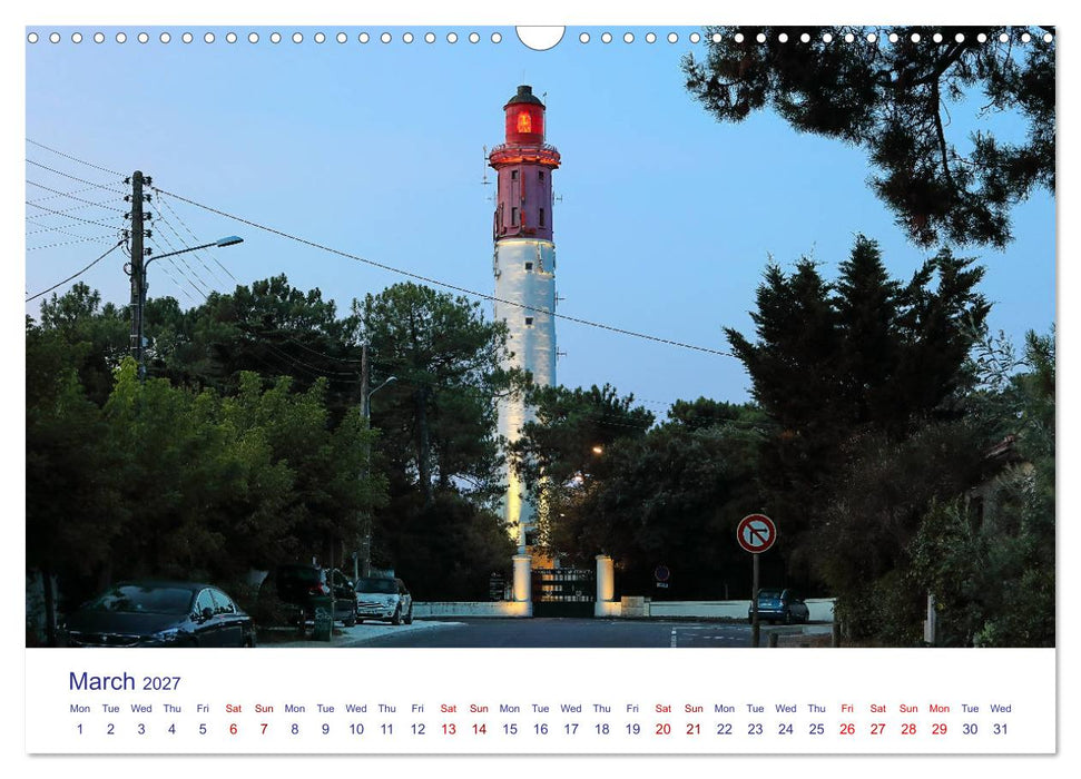 Arcachon Bay and the French Atlantic coast near Bordeaux (CALVENDO Monthly Calendar 2027)
