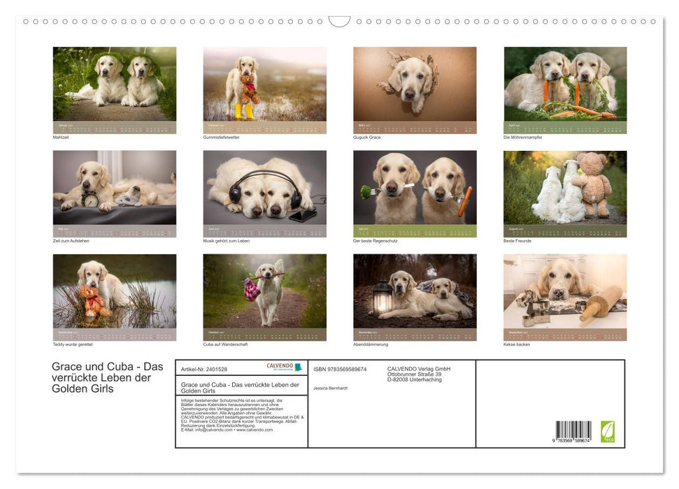 Grace und Cuba - Das verrückte Leben der Golden Girls (CALVENDO Wandkalender 2027)
