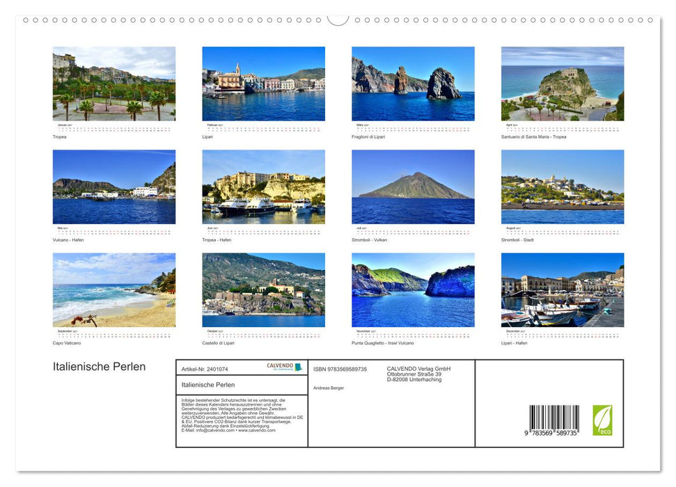 Italienische Perlen (CALVENDO Premium Wandkalender 2027)