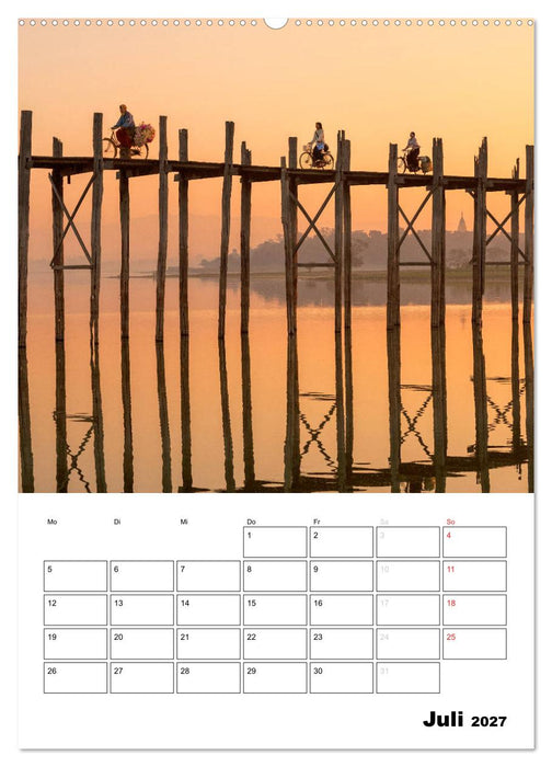 MYANMAR - Mein Urlaubsplaner (CALVENDO Premium Wandkalender 2027)