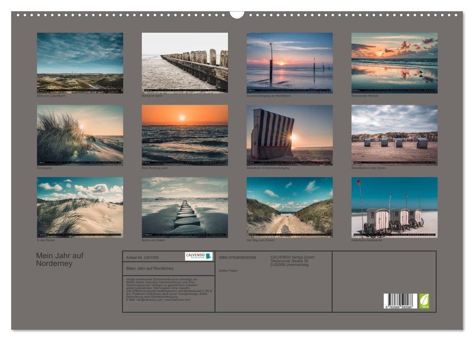 Mein Jahr auf Norderney (CALVENDO Wandkalender 2027)
