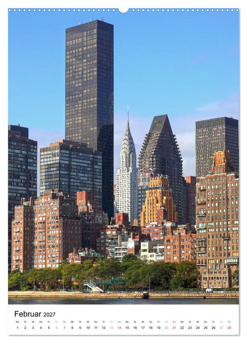 New Yorks architektonische Highlights (CALVENDO Wandkalender 2027)