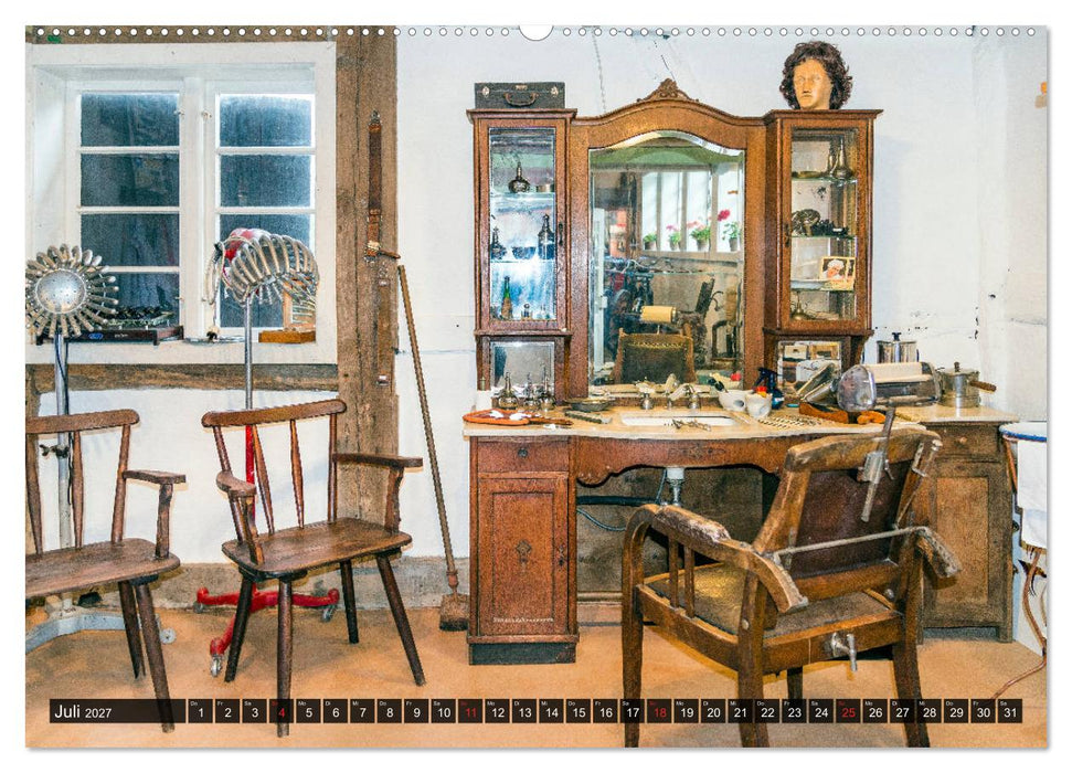 Traditionelles Handwerk, Werkstätten und Werkbänke im Focus (CALVENDO Premium Wandkalender 2027)